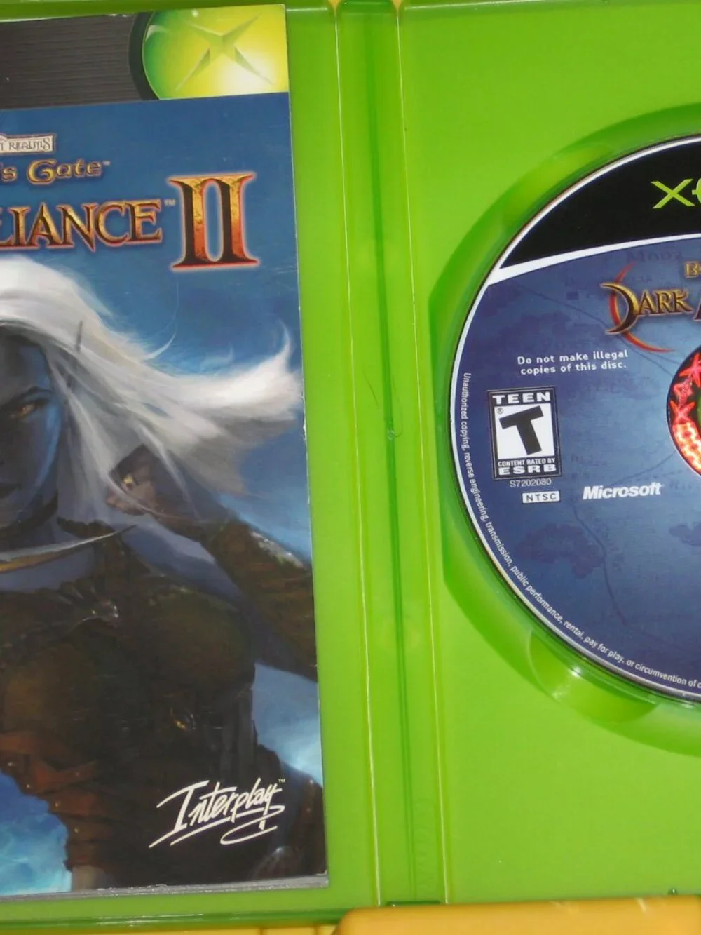 Baldurs Gate Dark Alliance II (Microsoft Xbox, 2003) CIB